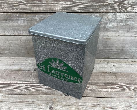 galvanized metal milk box as reception card holder|milk boxes for sale.